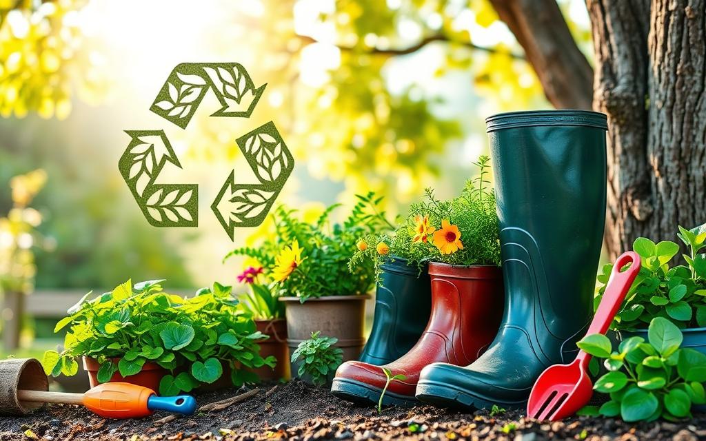 recycle wellington boots