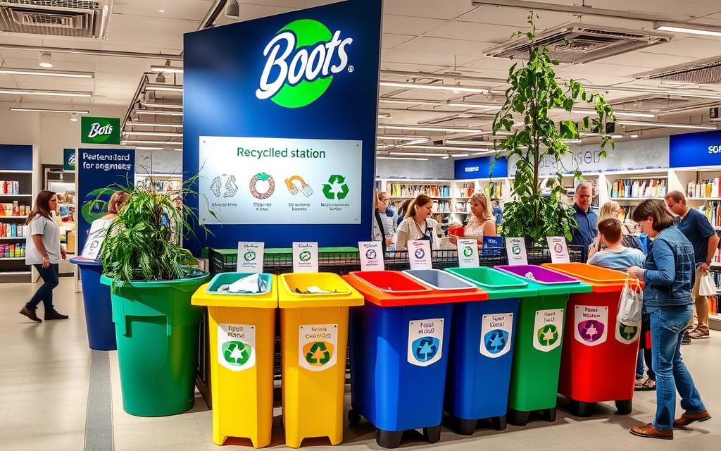 scan to recycle at boots