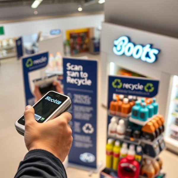 How Does the ‘Scan to Recycle’ Feature in Boots Work?